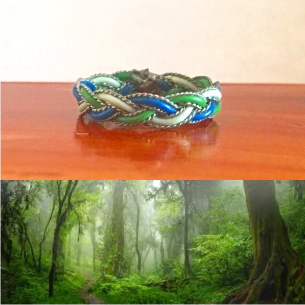 Rainforest Elements Ring: Earth Water Air, Size 5